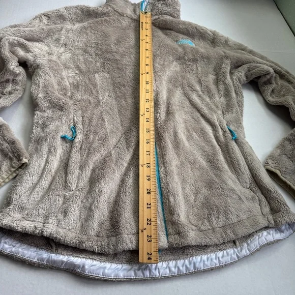 Northface beige women's fleece jacket size large - Picture 3 of 10